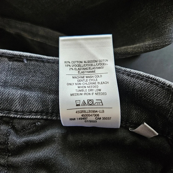 Joe's Womens High Rise Lilibet Straight Leg Jeans Sz 25x27 Distressed Stretch - Picture 14 of 14